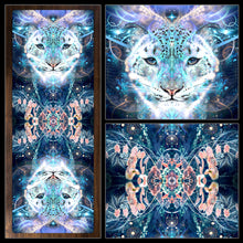 Load image into Gallery viewer, &quot;Solitude V2&quot; - Snow Leopard YOGA MAT
