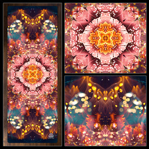 "Reaching for Light" - Flower Mandala YOGA MAT