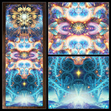 Load image into Gallery viewer, &quot;Polaris&quot; - Cosmic Fractal Rave YOGA MAT
