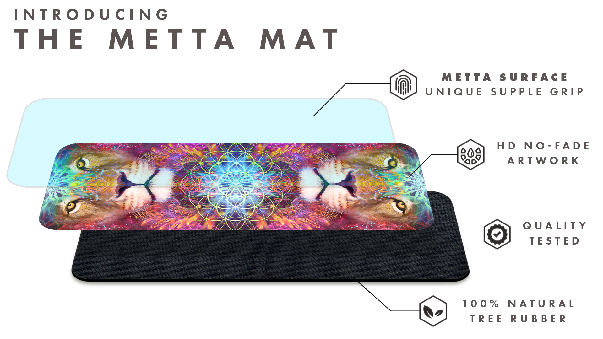 Flower of Life Yoga Mat