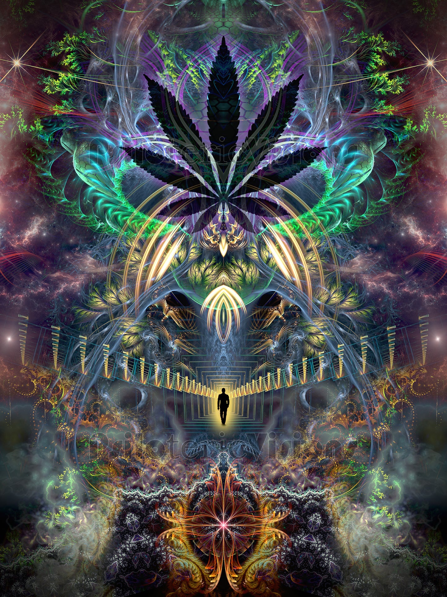 "Heightened Stroll" - Marijuana CANVAS