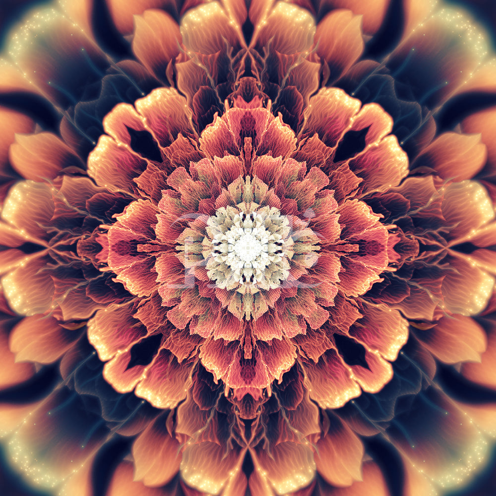 "Mandala Bloom" - Flower Mandala POSTER