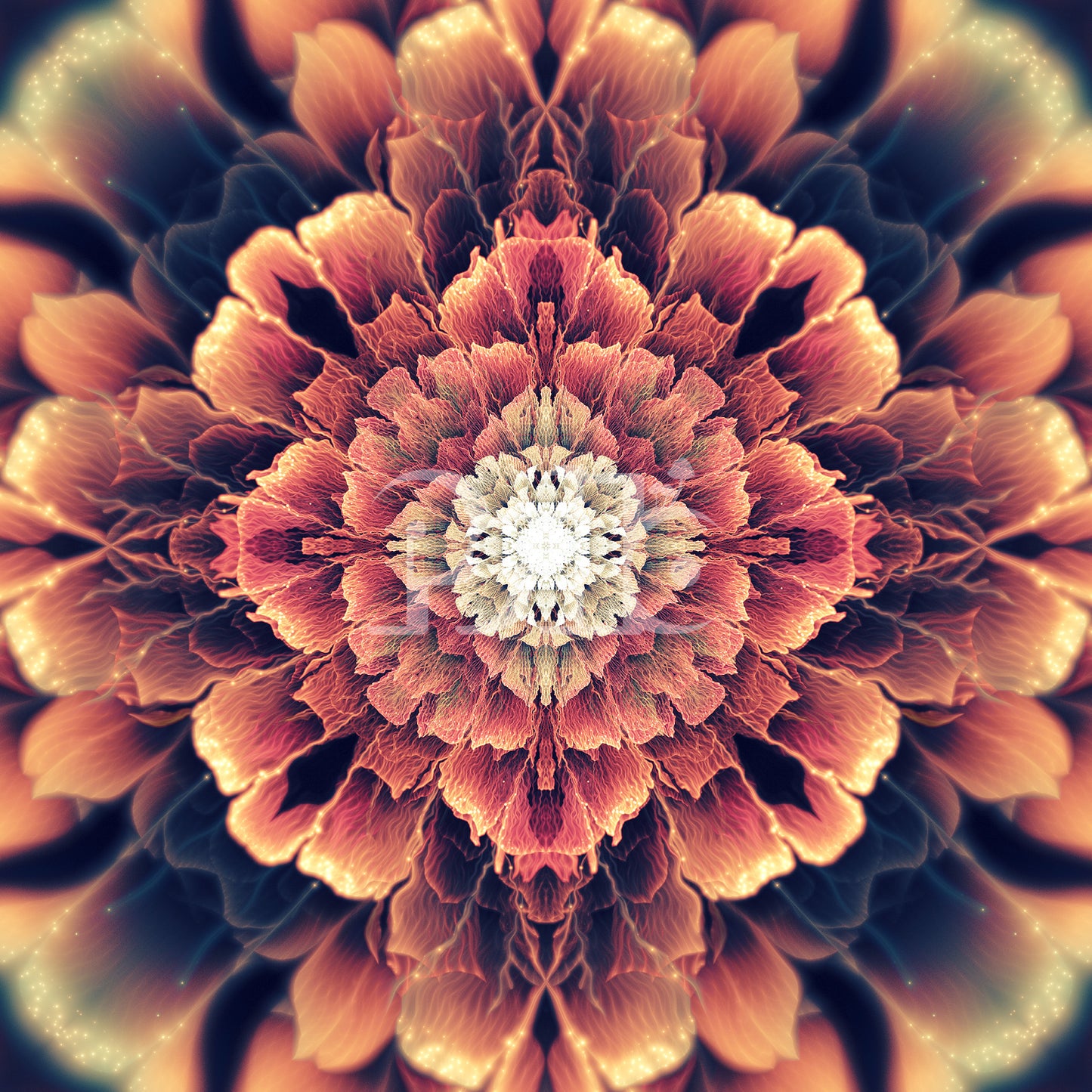 "Mandala Bloom" - Flower Mandala POSTER