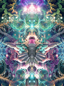 "Nectar" - Hummingbird Tapestry