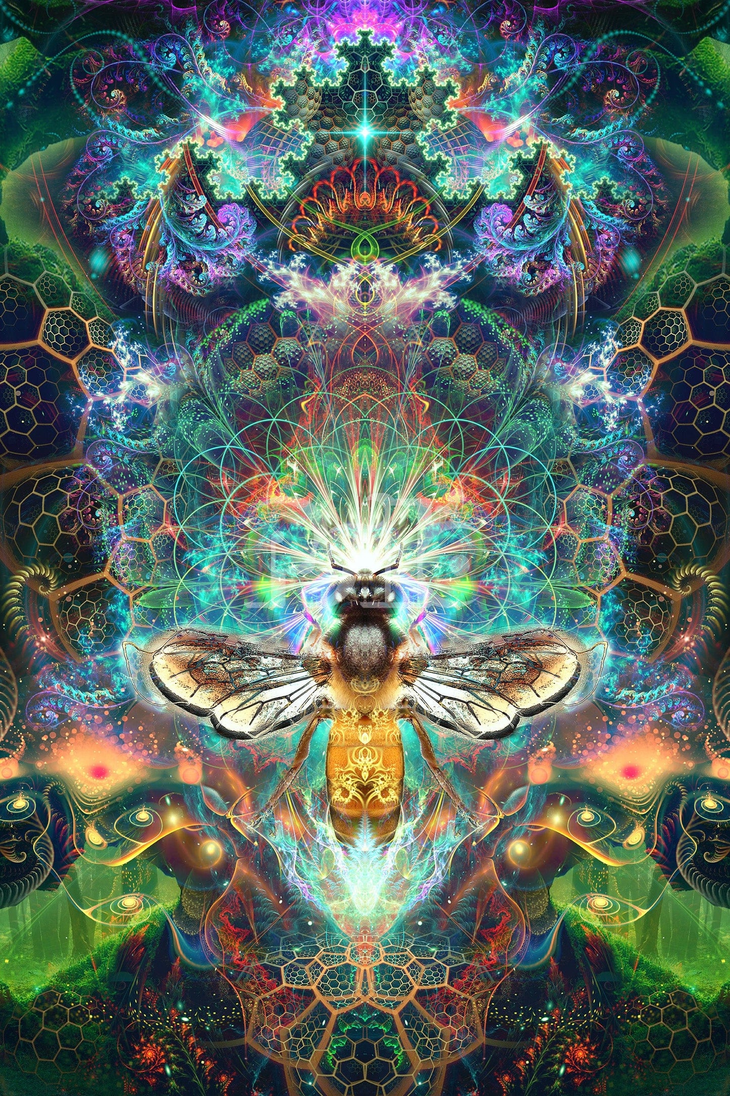 "To Bee or Not to Bee" - Psychedelic Bee POSTER
