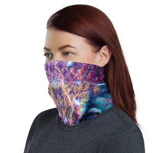 "Peekaboo" - Psychedelic Owl Face Mask / Gaiter