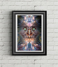 Load image into Gallery viewer, &quot;Complete Awareness&quot; - Trippy Owl POSTER