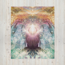 Load image into Gallery viewer, &quot;Celestial Vibrations&quot; - Visionary Art Throw Blanket / Tapestry