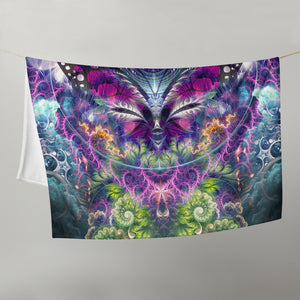 "Emergence" - Butterfly Throw Blanket / Tapestry
